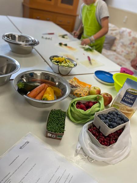 Vorbereitete Zutaten