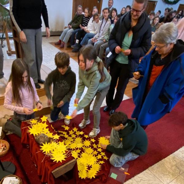 Gute Wünsche für den Neubau